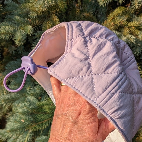Torrid NWT Cap Quilted Adjustable Baseball Hat M/L Lavender Purple Beach Sun - Picture 7 of 8